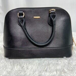 Lovevook Black Handbag W/ Gold Accents Purse